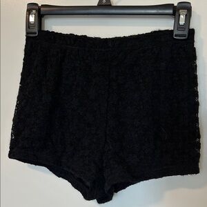 Black Lace shorts NWOT